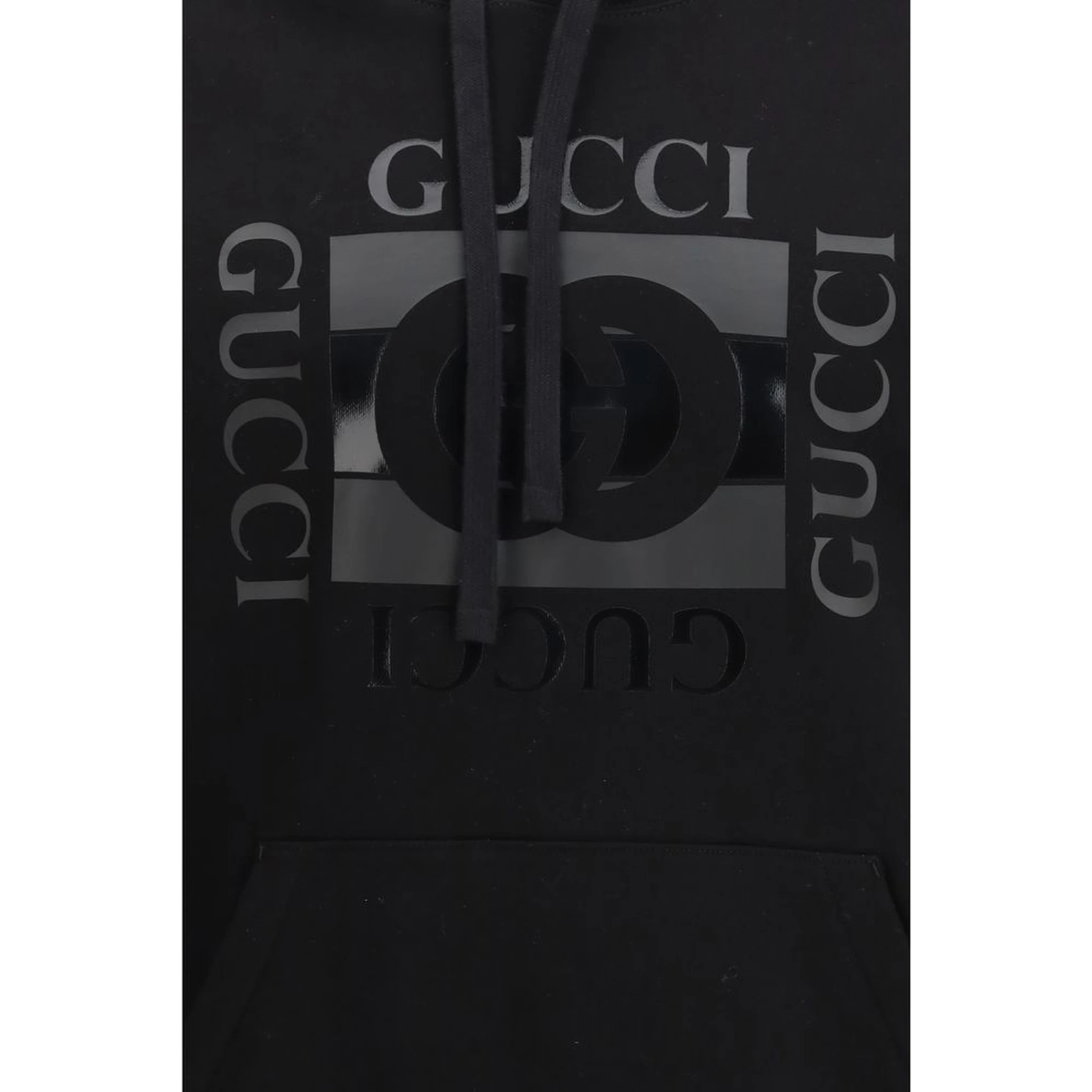 Black Cotton Sweatshirt