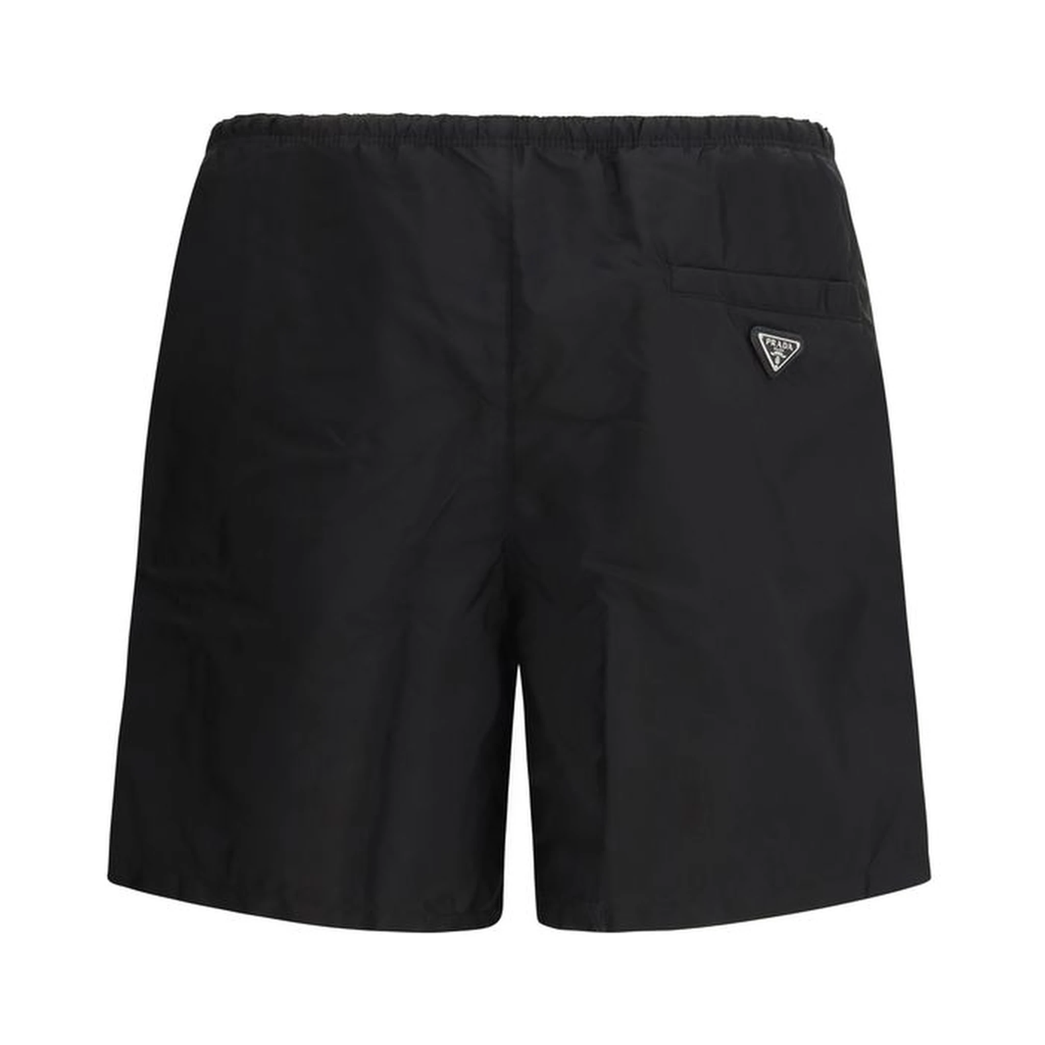 Black Recycled Polyamide Swim Shorts