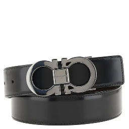 Black Calf Leather Bos Taurus Regular Belt