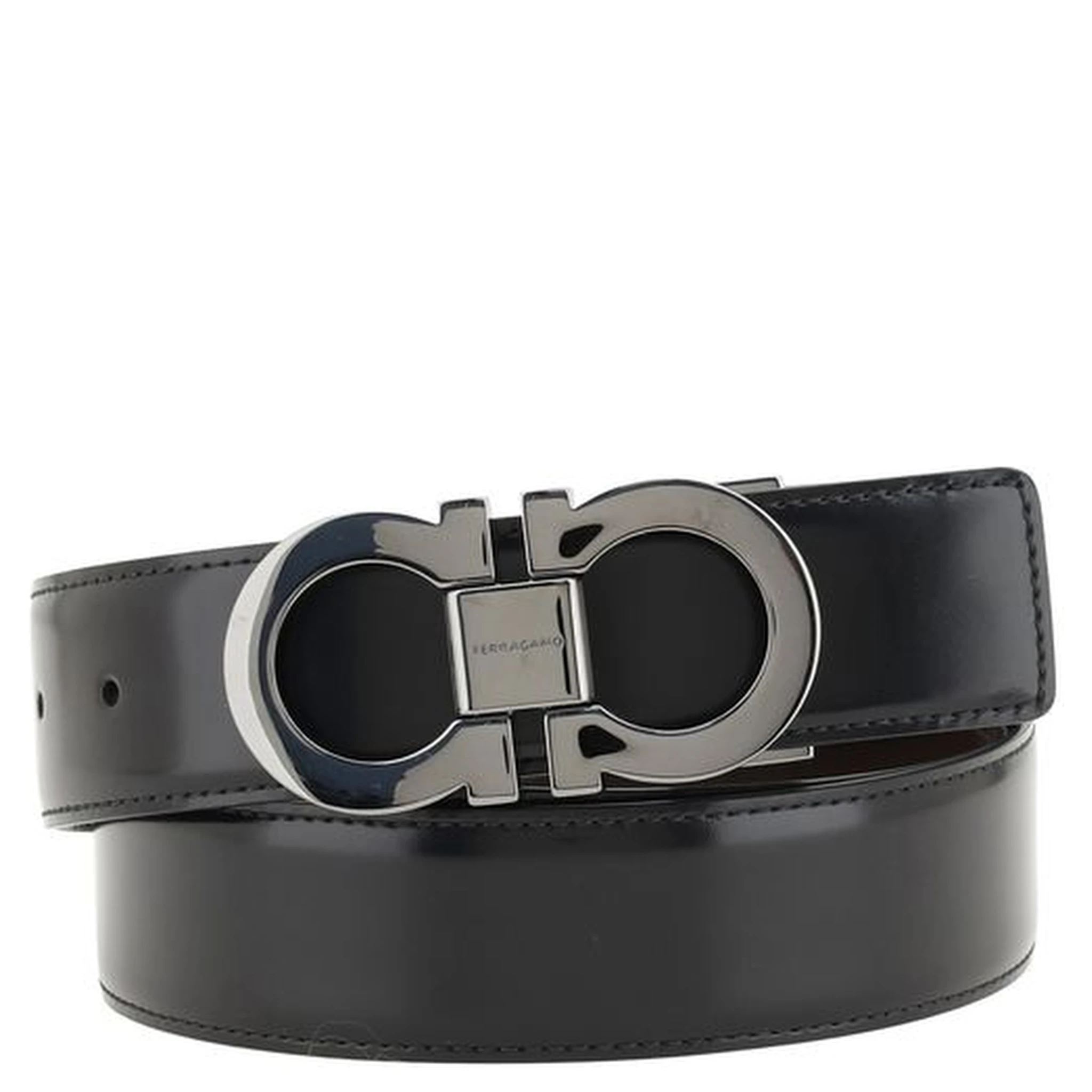 Black Calf Leather Bos Taurus Regular Belt
