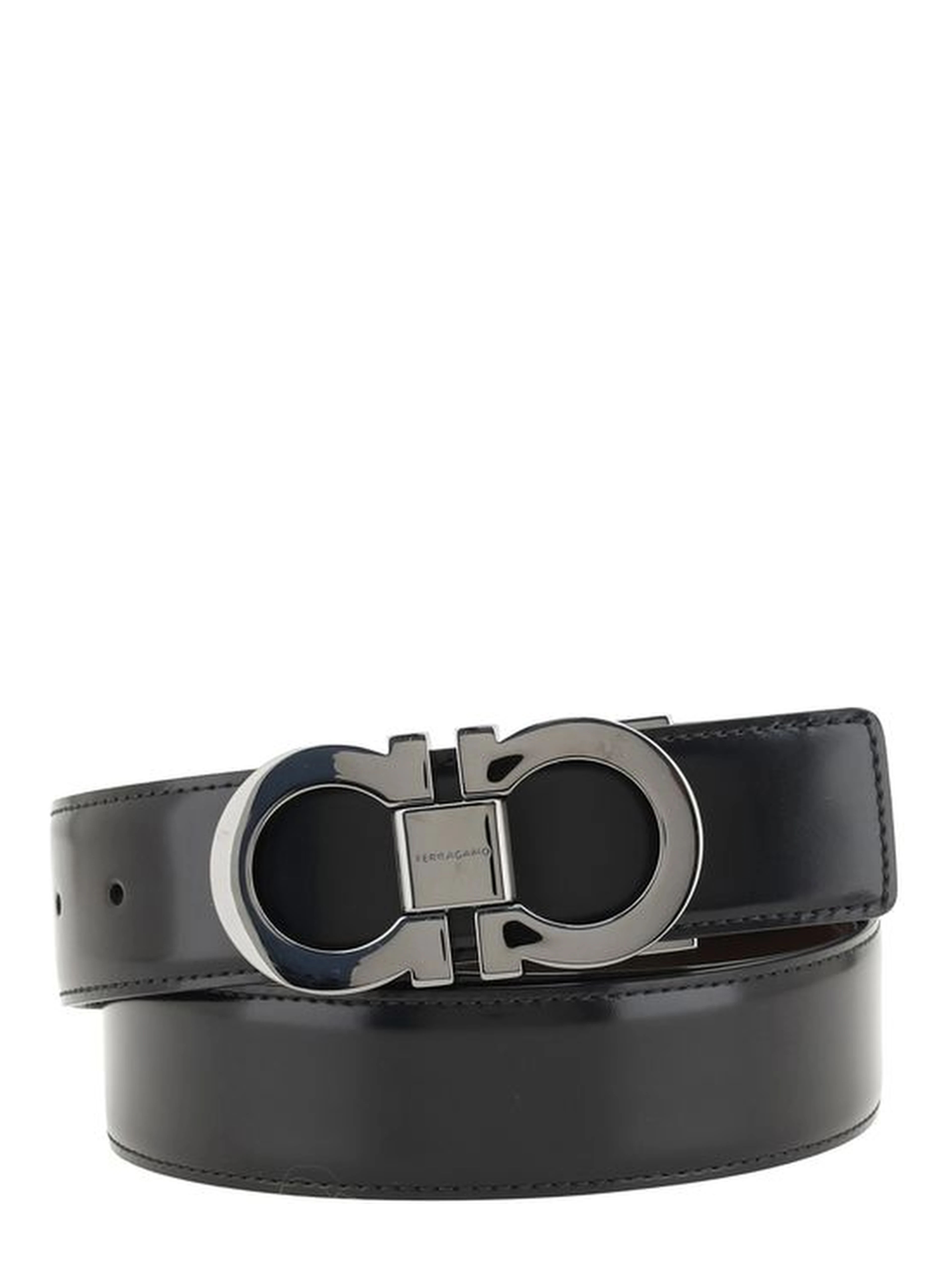 Black Calf Leather Bos Taurus Regular Belt