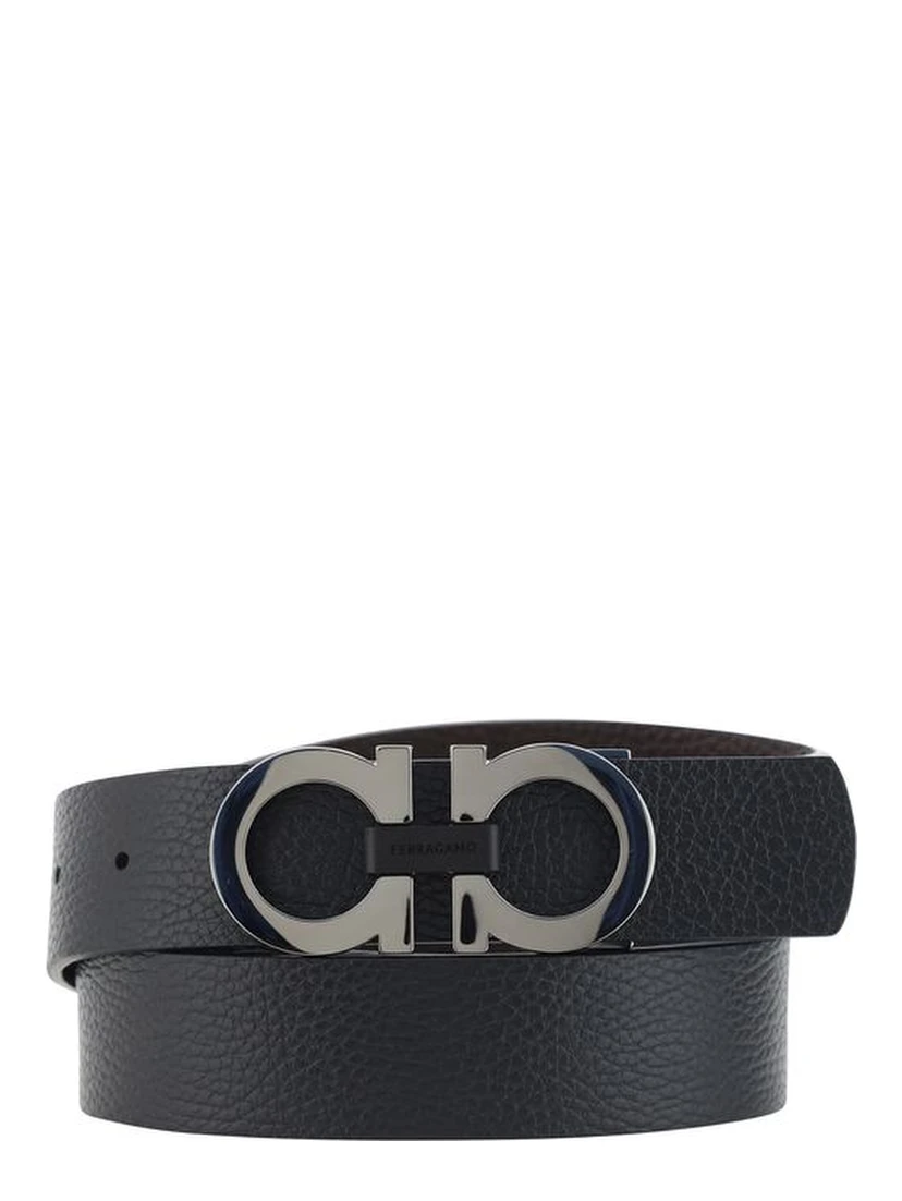 Black Calf Leather Bos Taurus Regular Belt