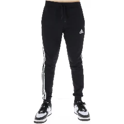 Black Cotton Athletic Pants