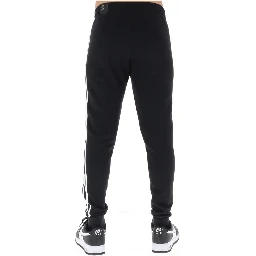 Black Cotton Athletic Pants