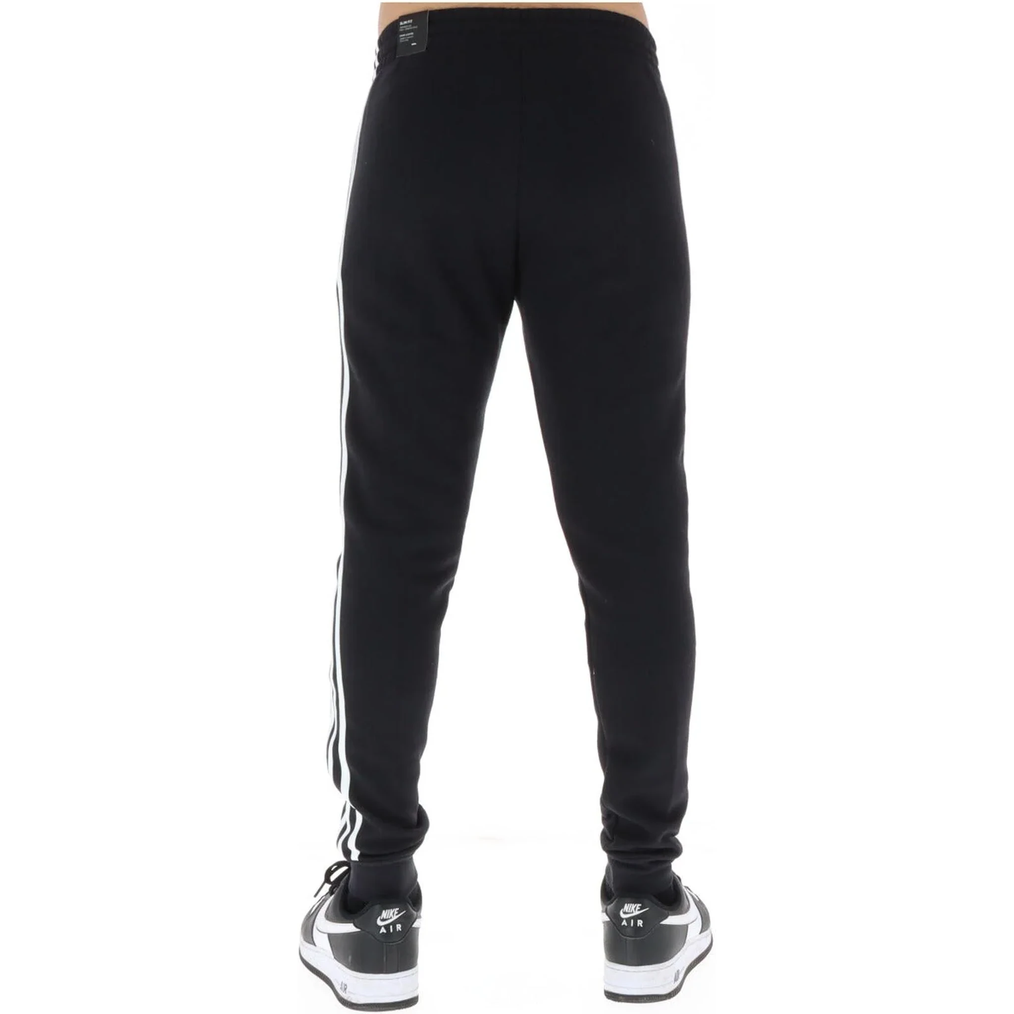 Black Cotton Athletic Pants
