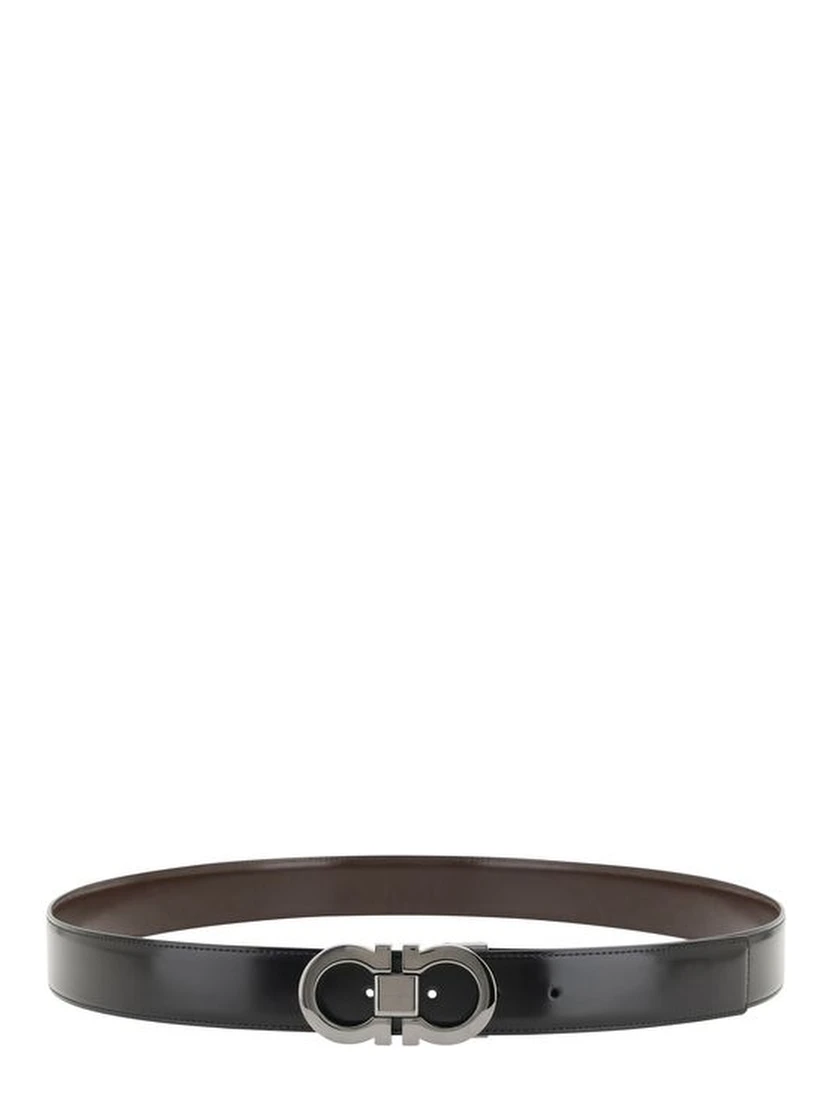 Black Calf Leather Bos Taurus Regular Belt