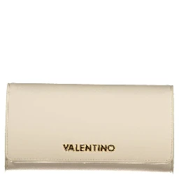 Beige Polyurethane Women Wallet