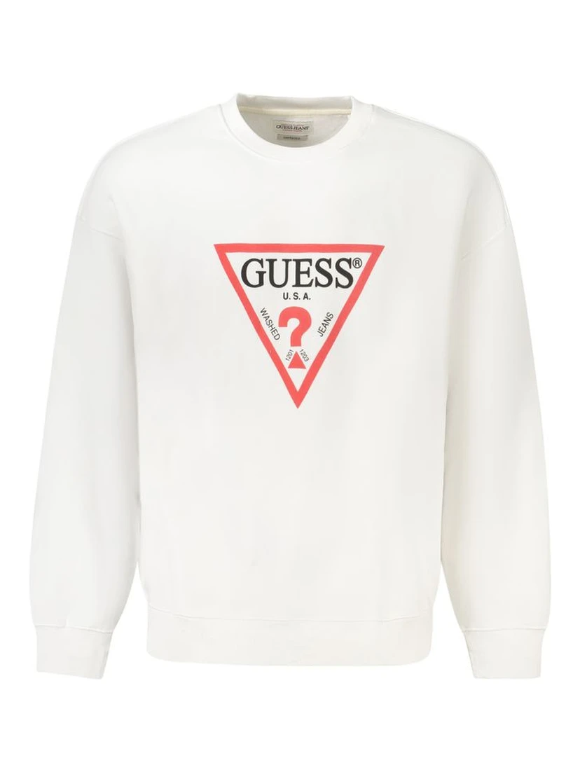 White Cotton Men's Sweater