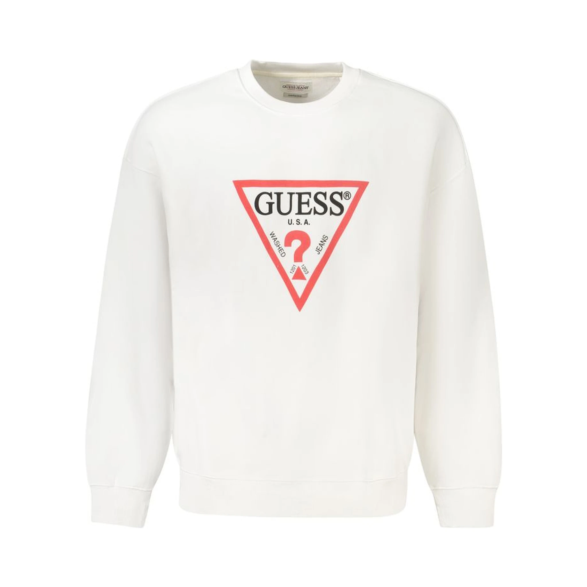 White Cotton Men's Sweater