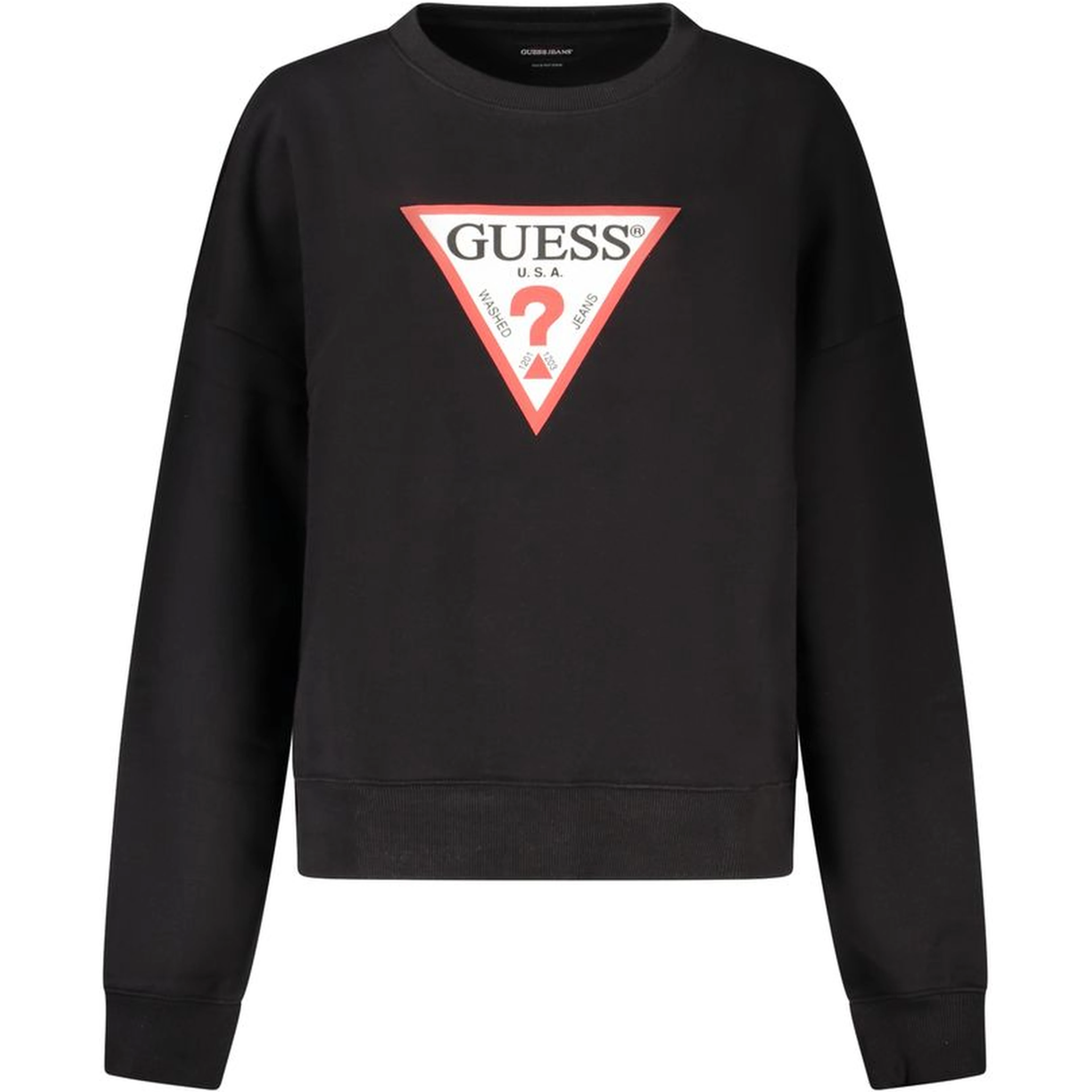 Black Organic Cotton Women Sweatshirt