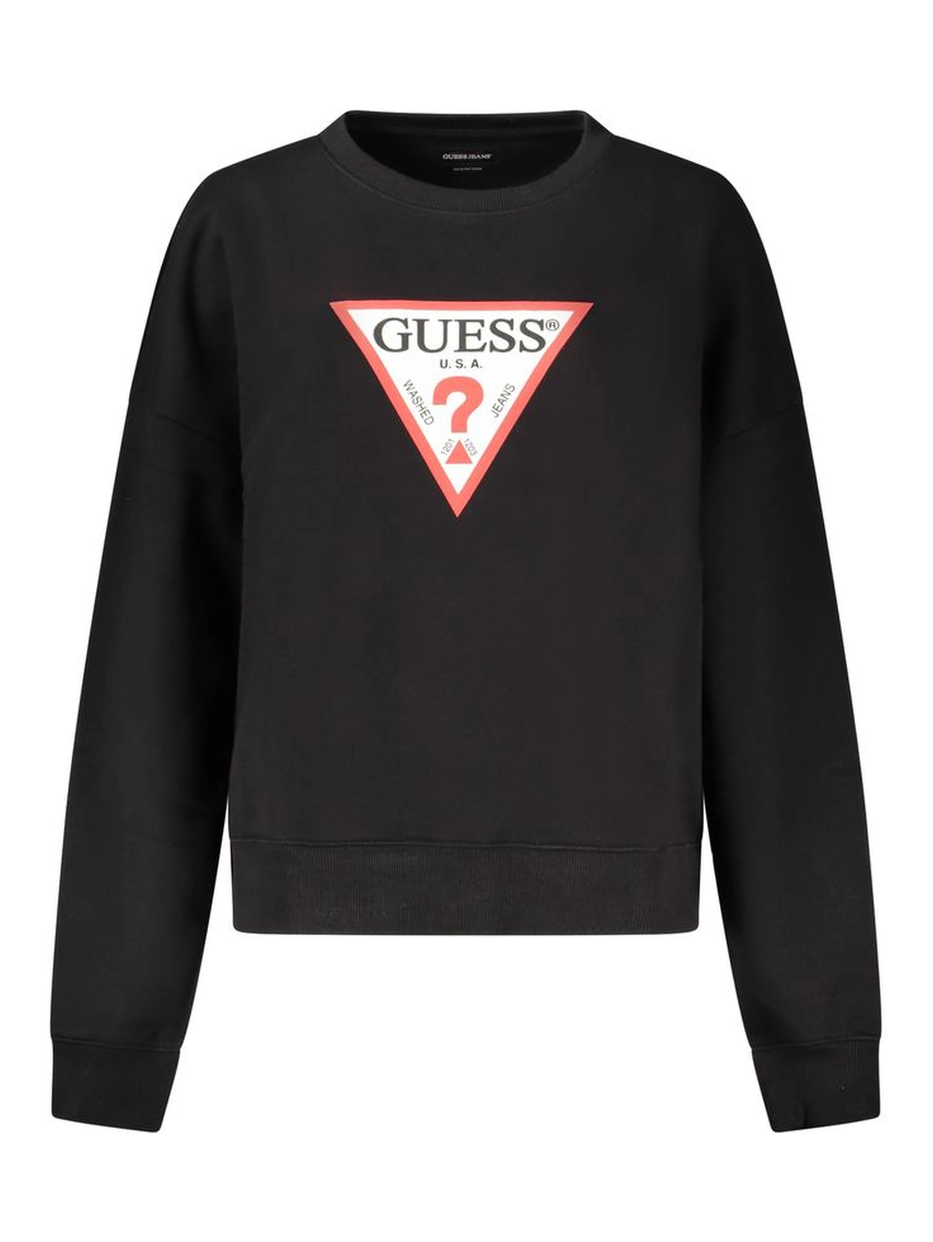 Black Organic Cotton Women Sweatshirt