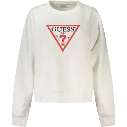 Bianco Cotton Women Sweatshirt