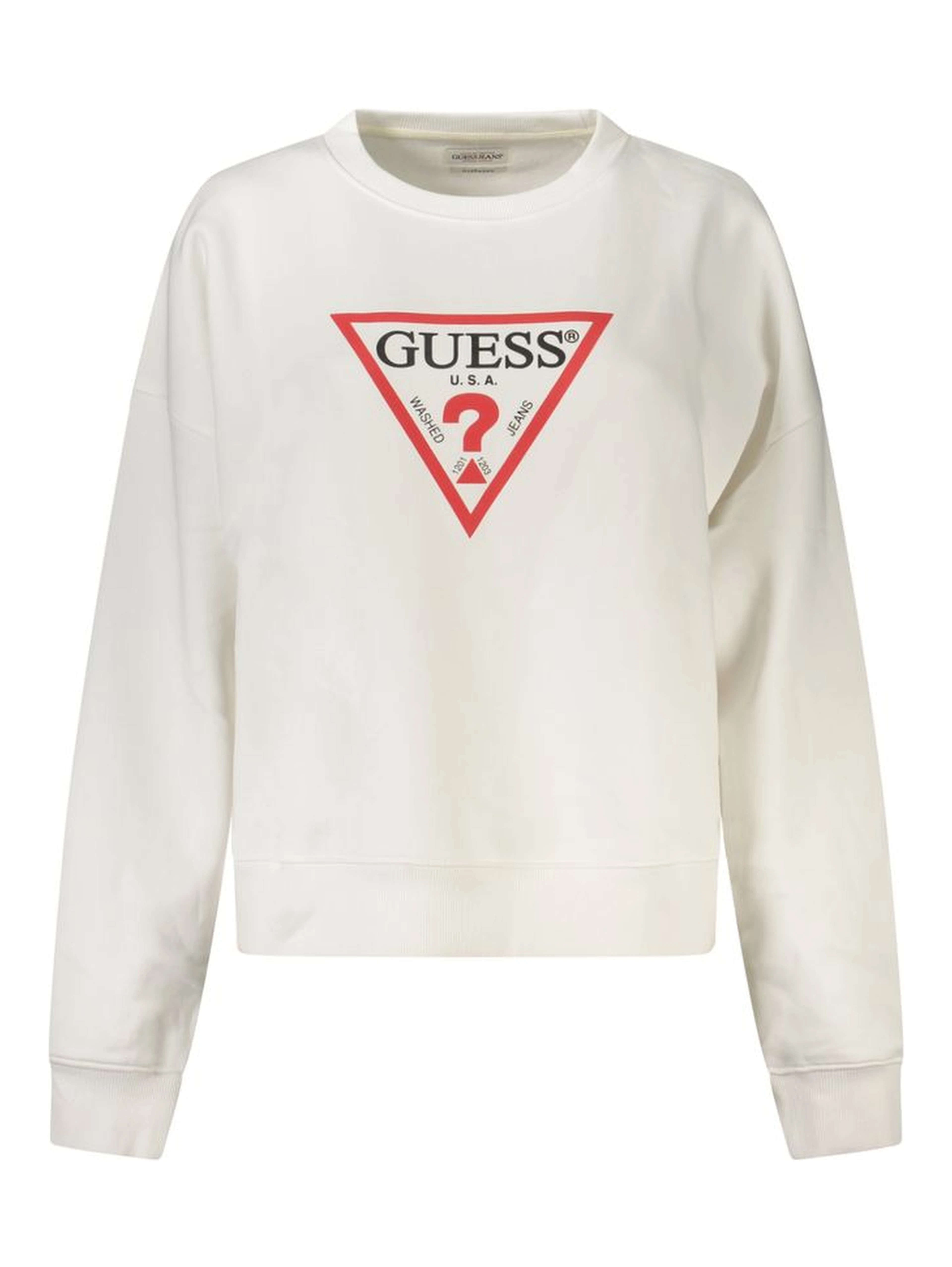 Bianco Cotton Women Sweatshirt