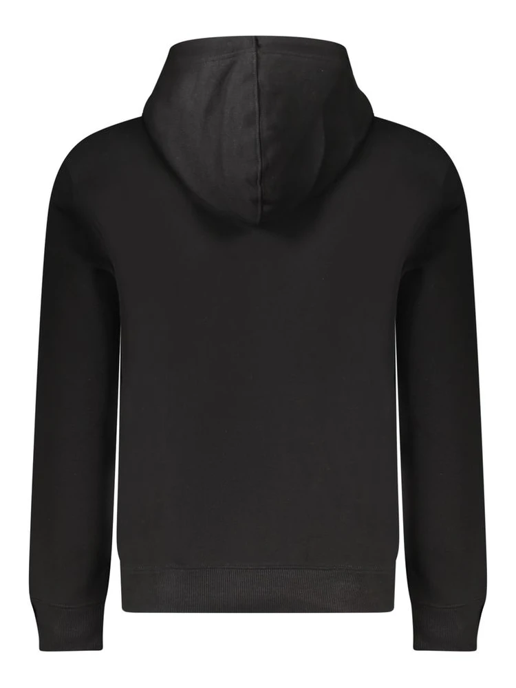 Black Cotton Men Sweatshirt Slim Fit Hooded alternative