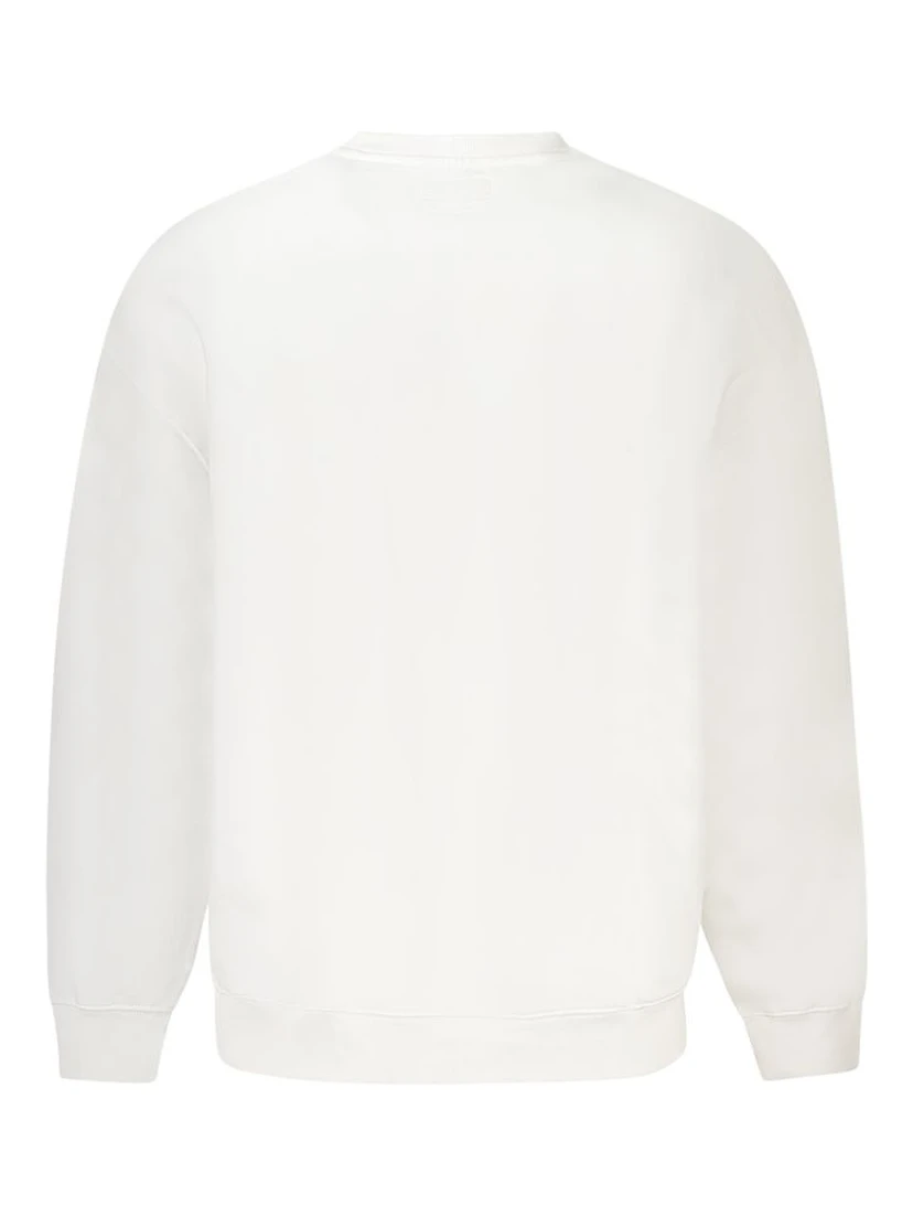 White Cotton Men's Sweater