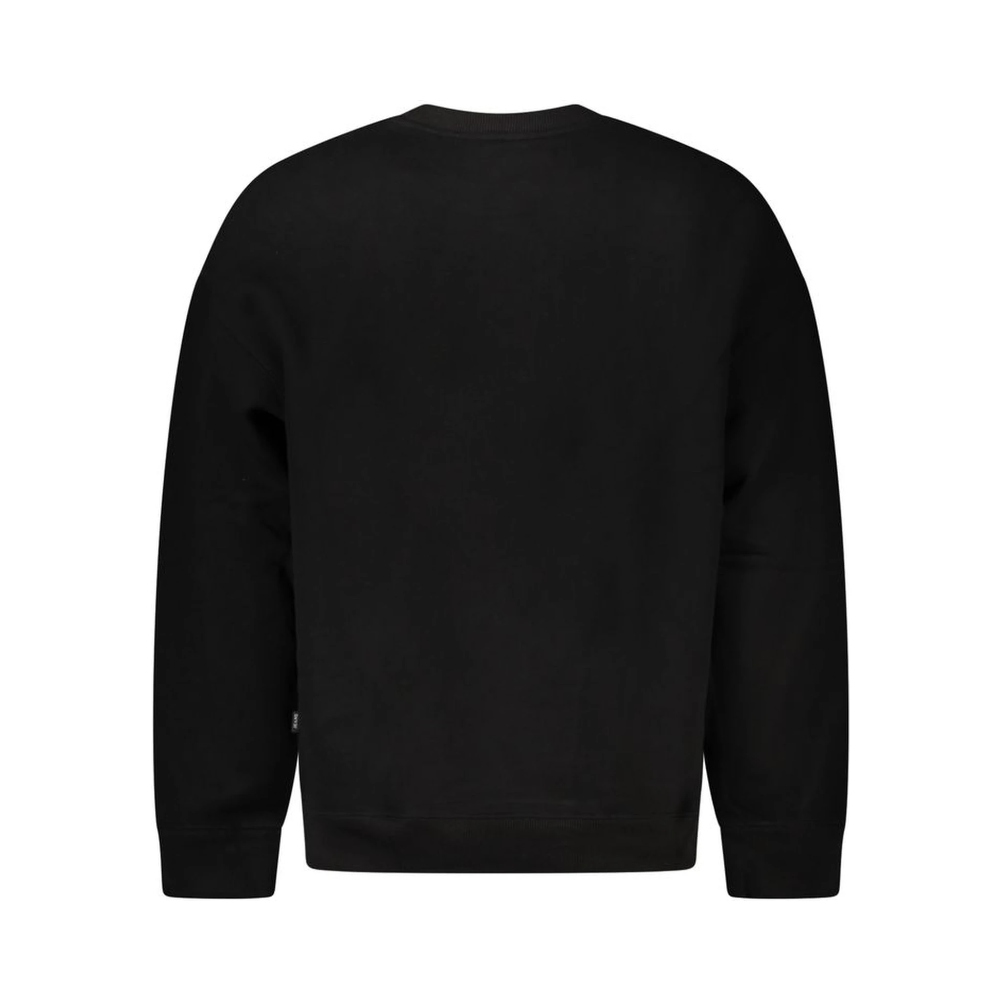 Black Cotton Men Sweater
