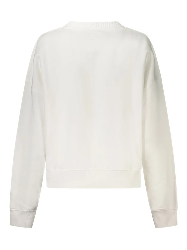 Bianco Cotton Women Sweatshirt alternative