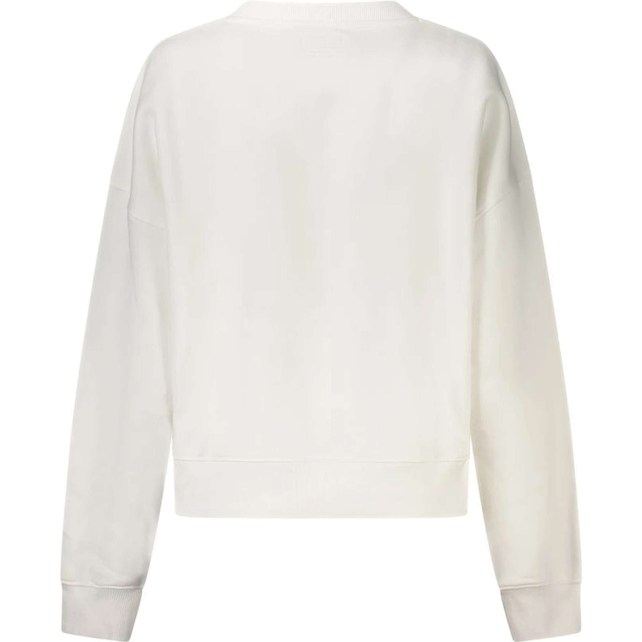 Bianco Cotton Women Sweatshirt