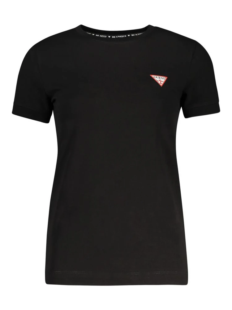 Black Organic Cotton Women T-Shirt