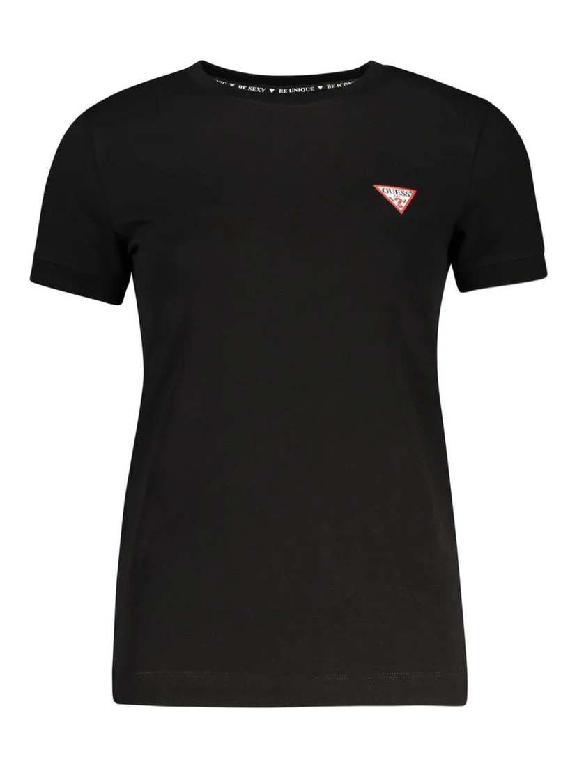 Black Organic Cotton Women T-Shirt