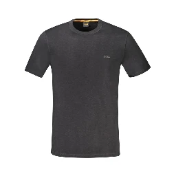 Black Cotton Men's T-Shirt