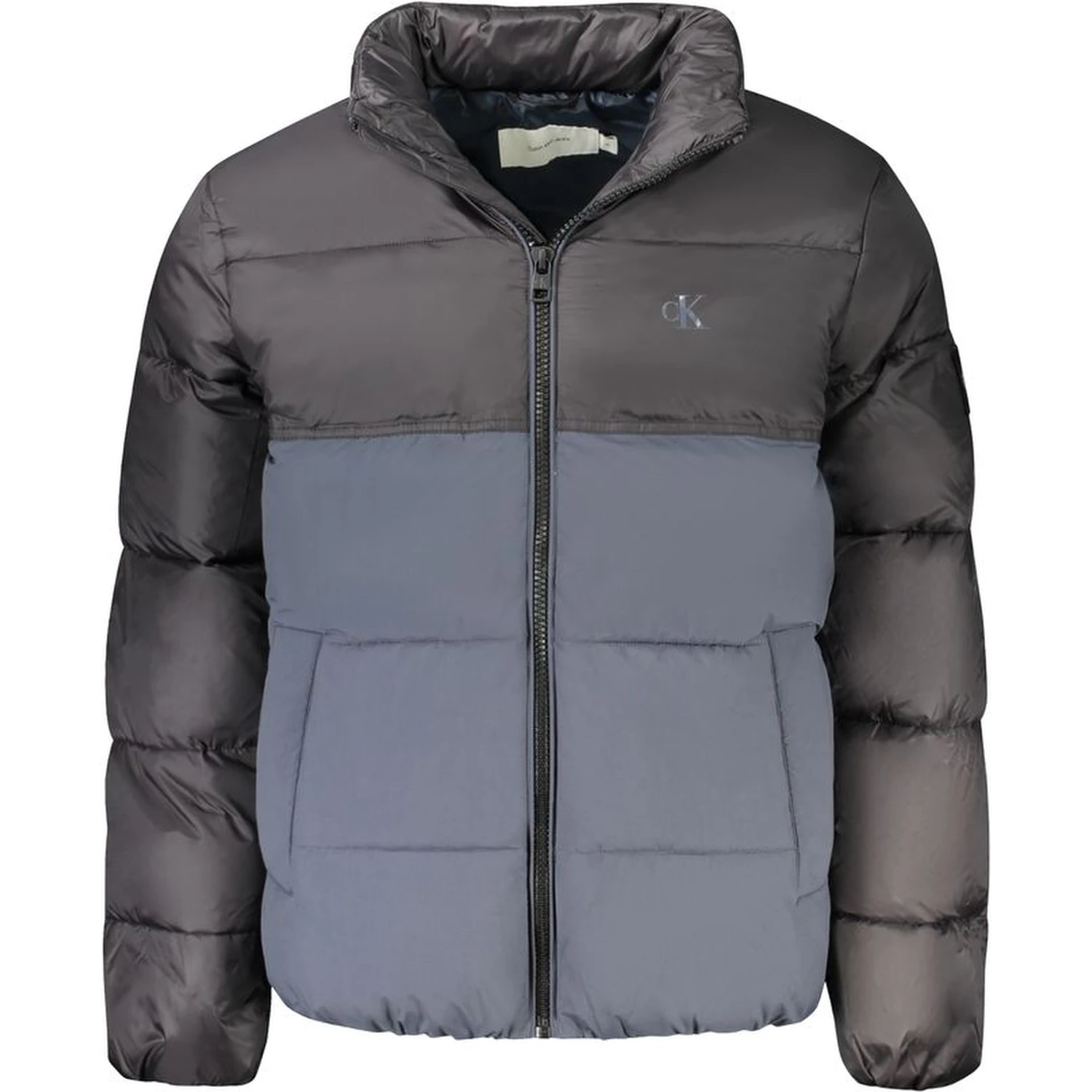 Blue Polyester Men's Jacket