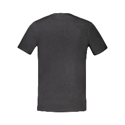 Black Cotton Men's T-Shirt