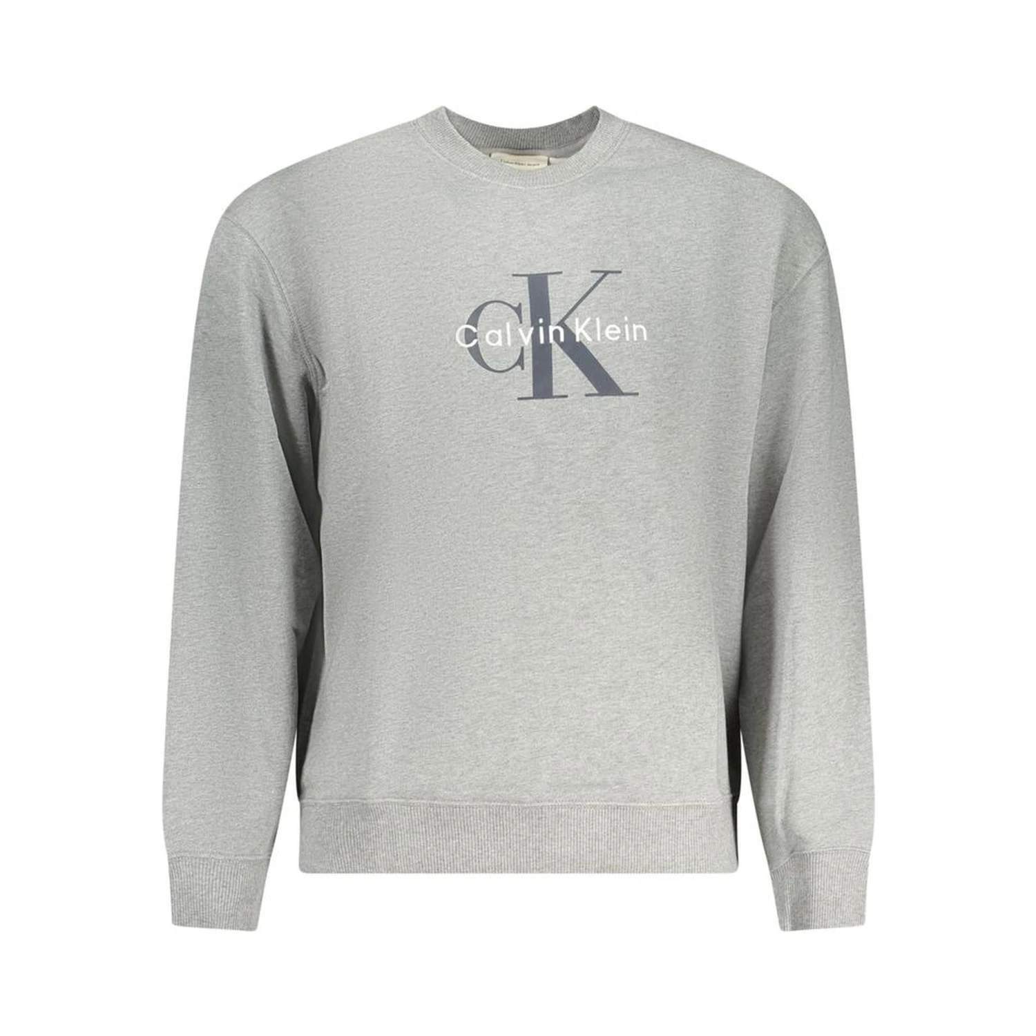 Gray Cotton Men's Sweatshirt