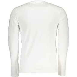 White Cotton Men's T-Shirt