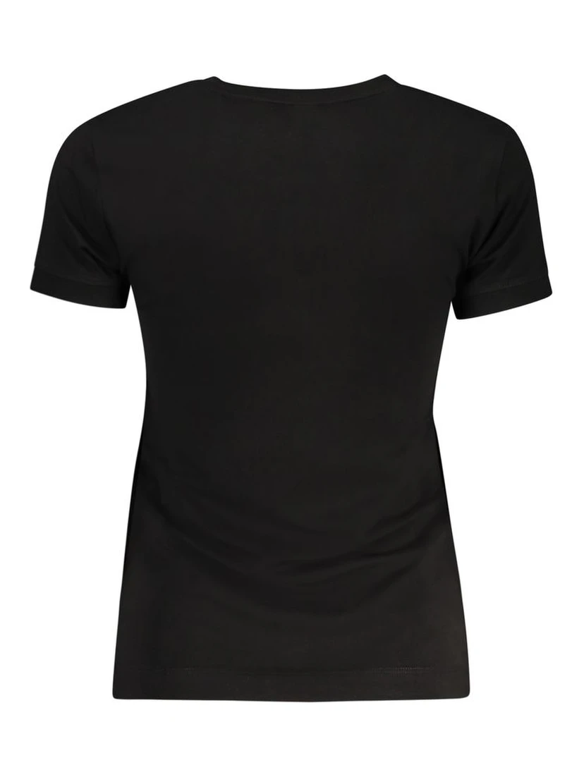 Black Organic Cotton Women T-Shirt
