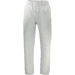 Grigio Cotton Men Sport Trouser