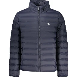 Blu Poliammide Men's Jacket