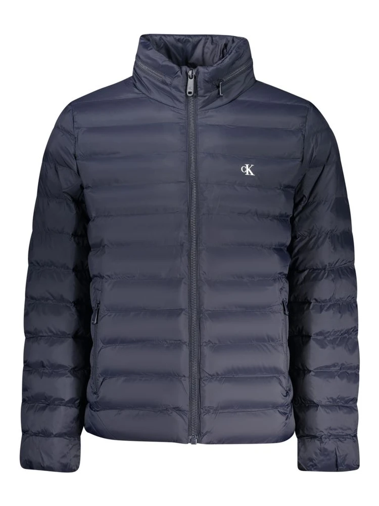 Blu Poliammide Men's Jacket