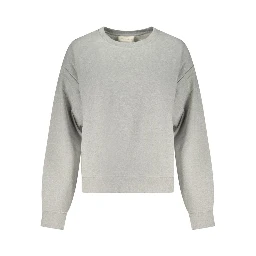 Grigio Cotton Women Sweatshirt