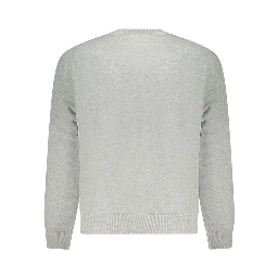 Gray Cotton Men's Sweatshirt