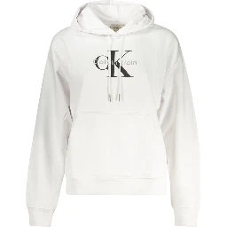 Bianco Cotton Women Sweatshirt
