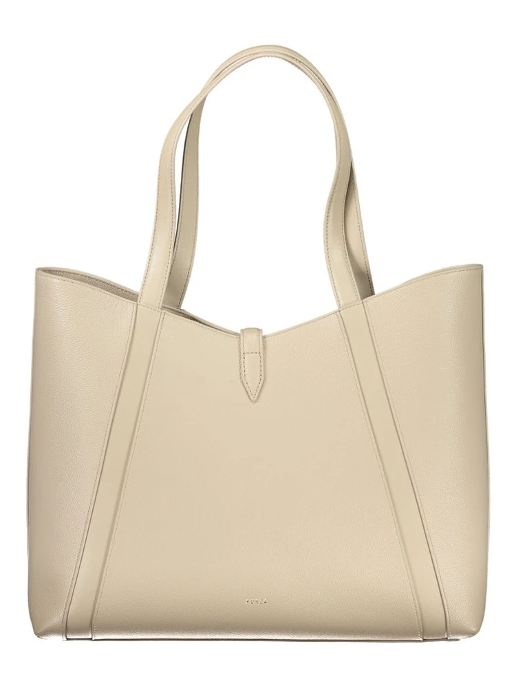 Beige Leather Women Handbag alternative