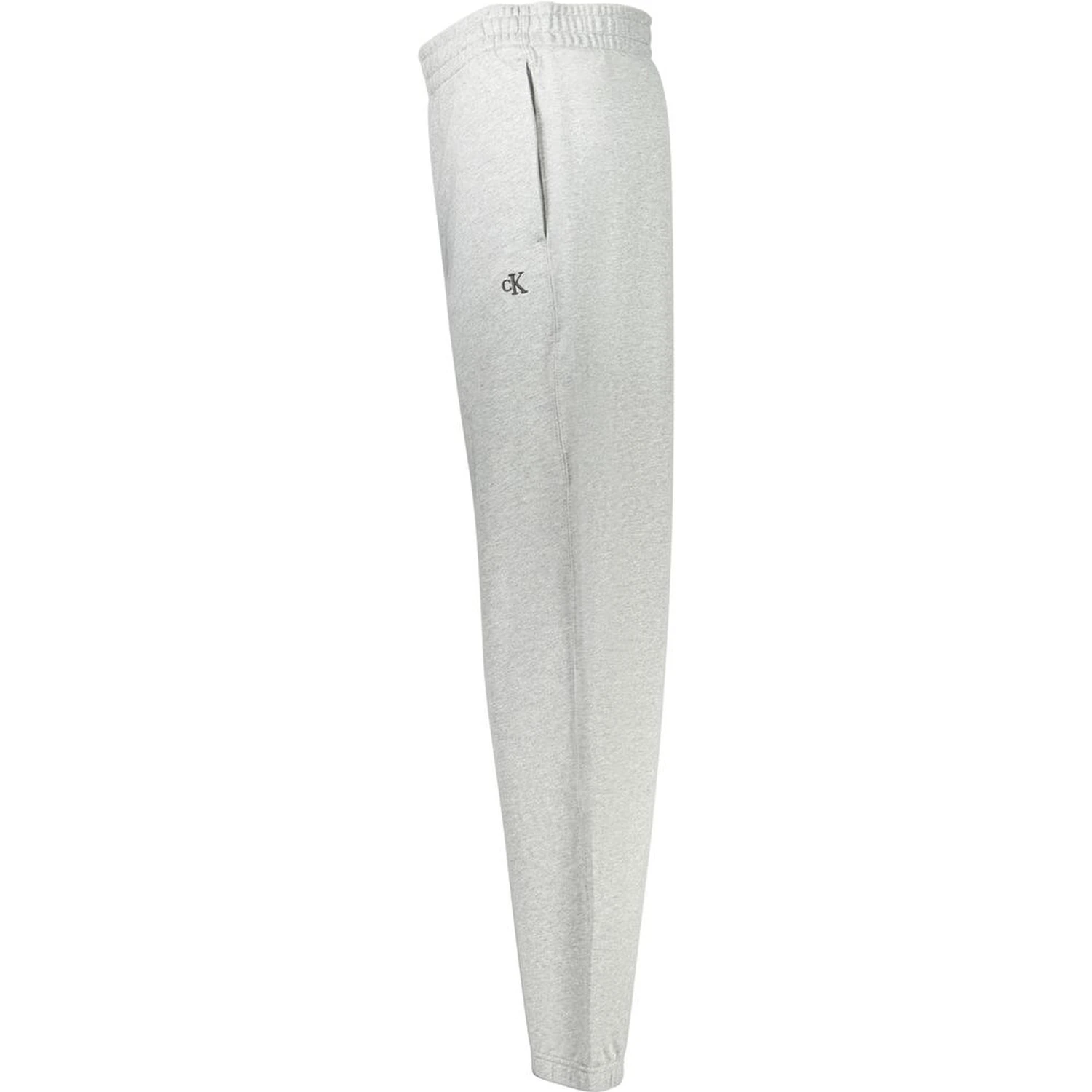 Grigio Cotton Men Sport Trouser