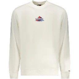 White Cotton Men's Sweatshirt
