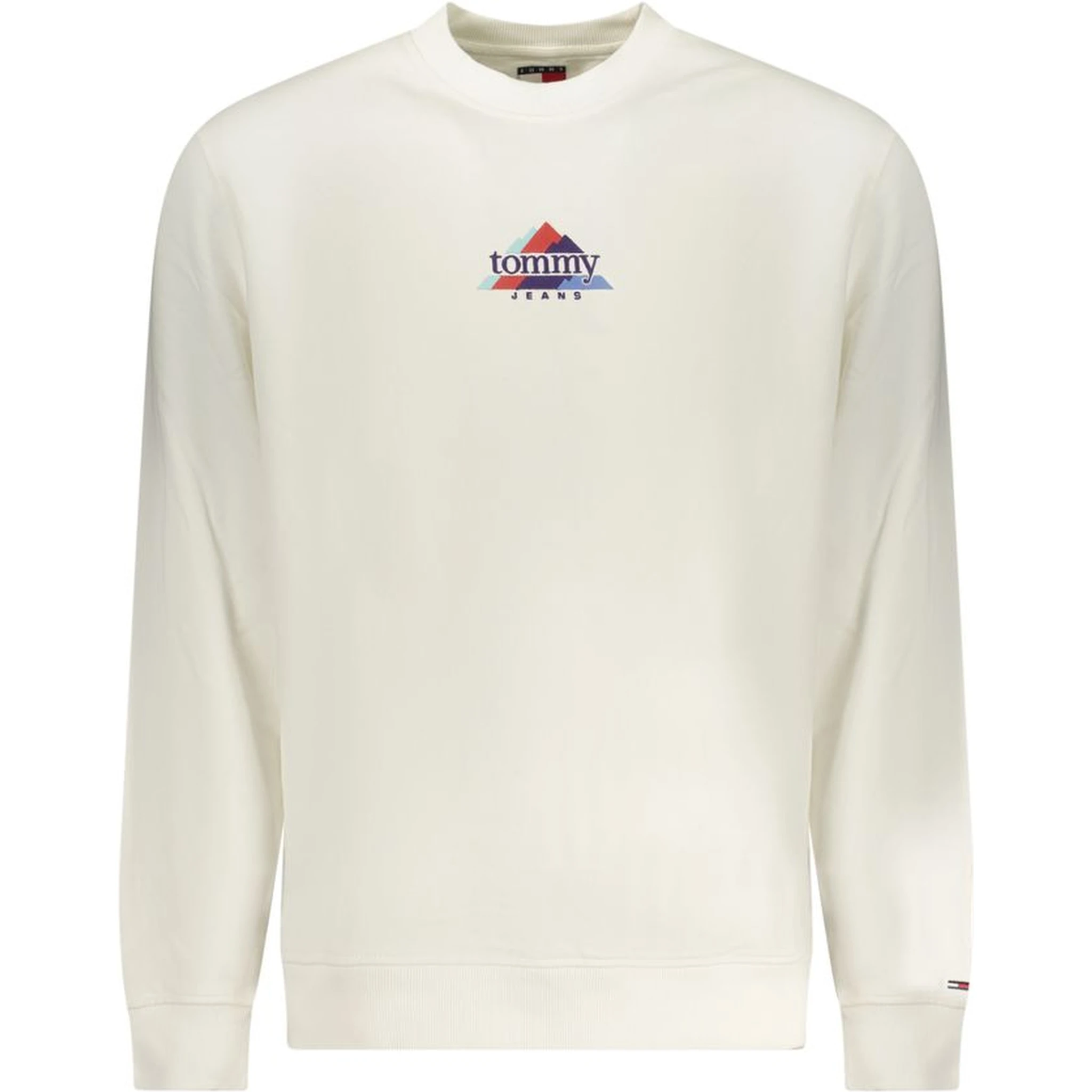 White Cotton Men's Sweatshirt