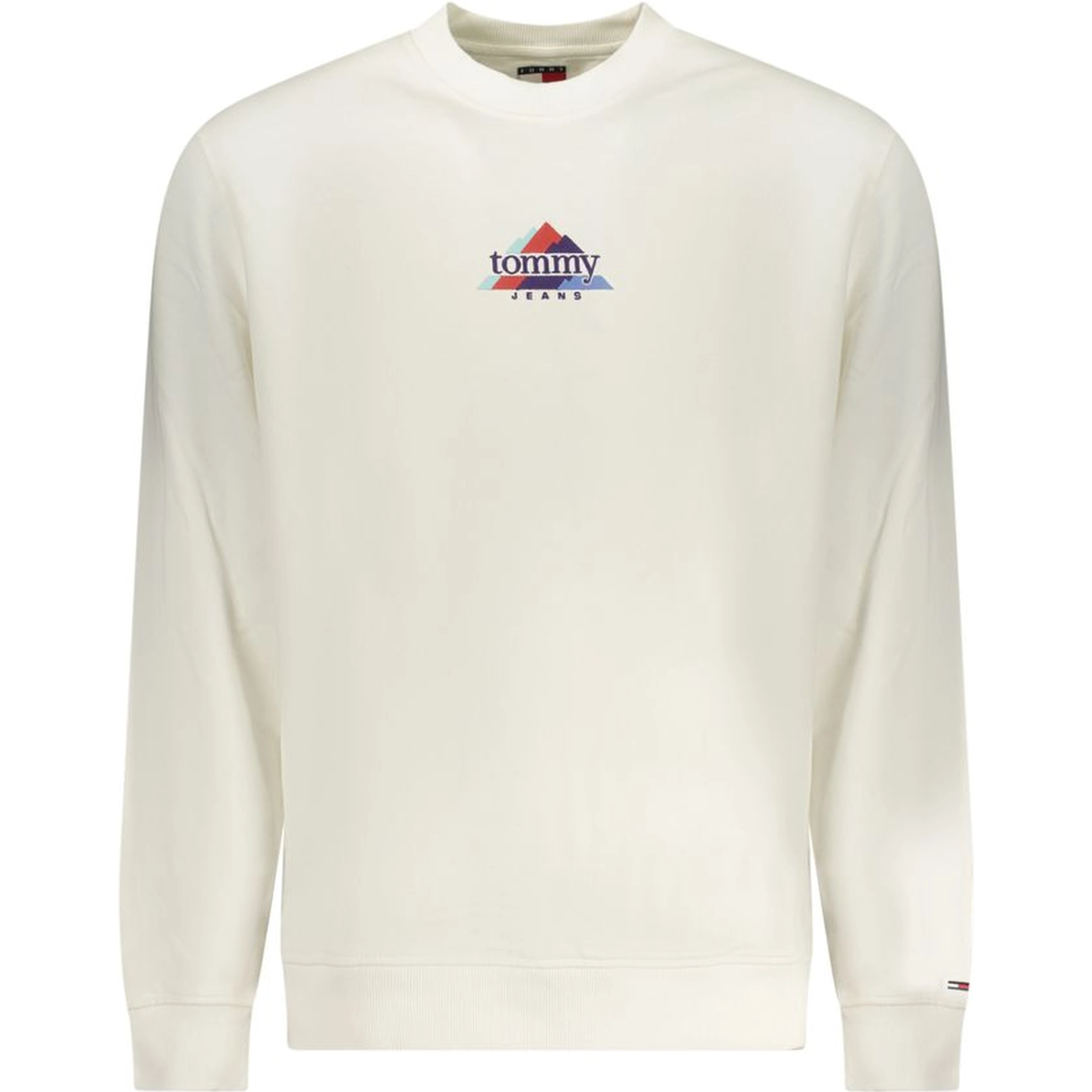 White Cotton Men's Sweatshirt
