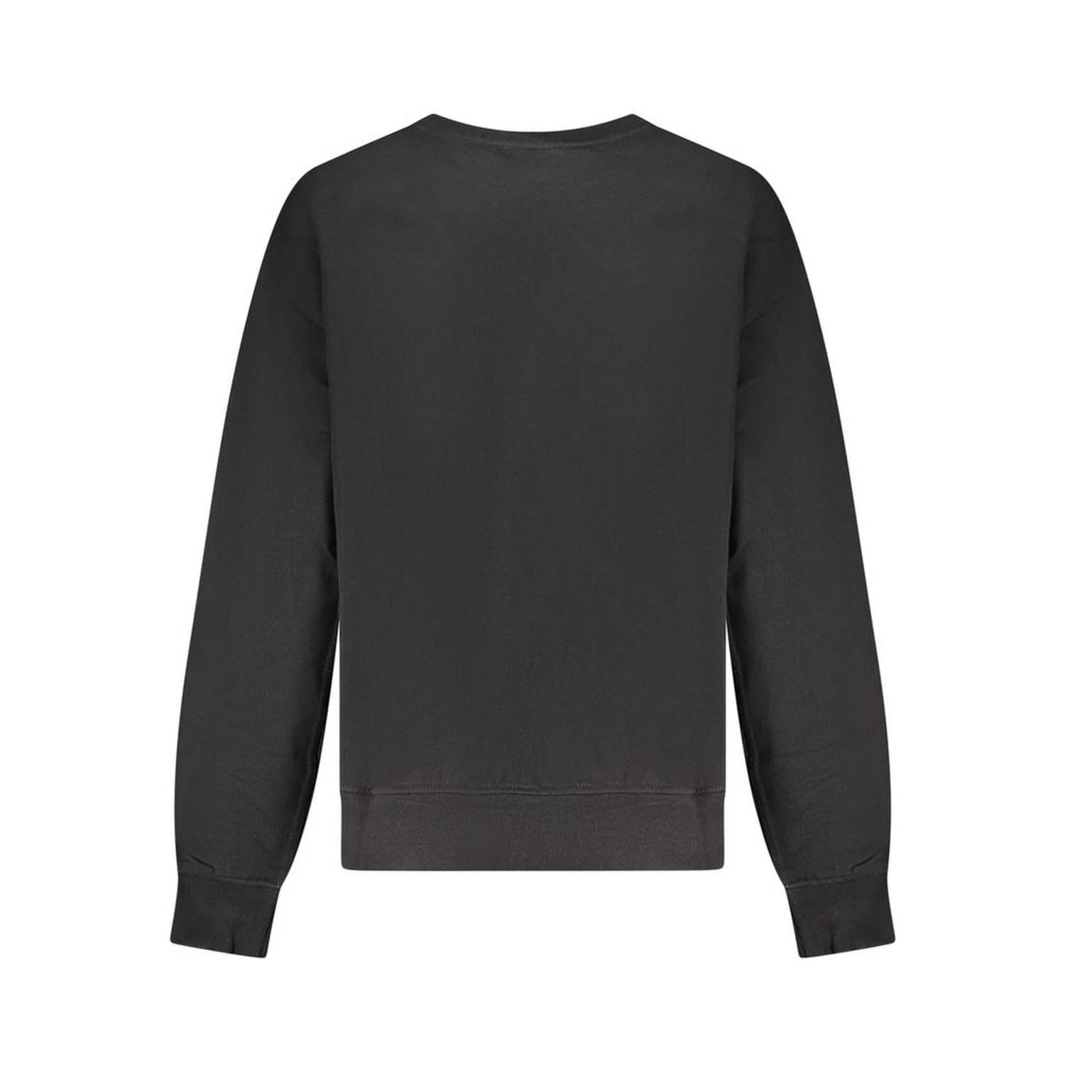 Black Cotton Women Sweatshirt
