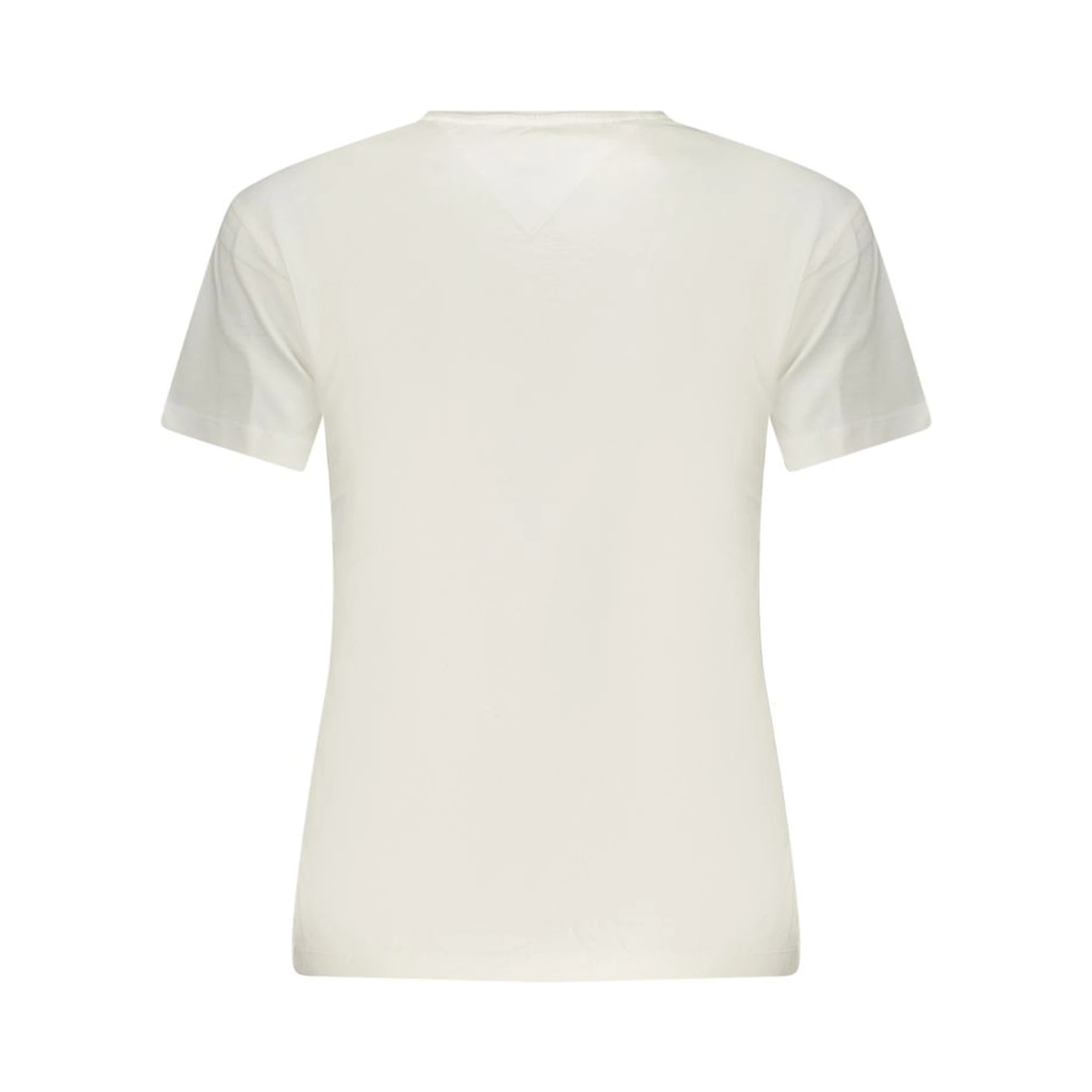 White Cotton Women T-Shirt