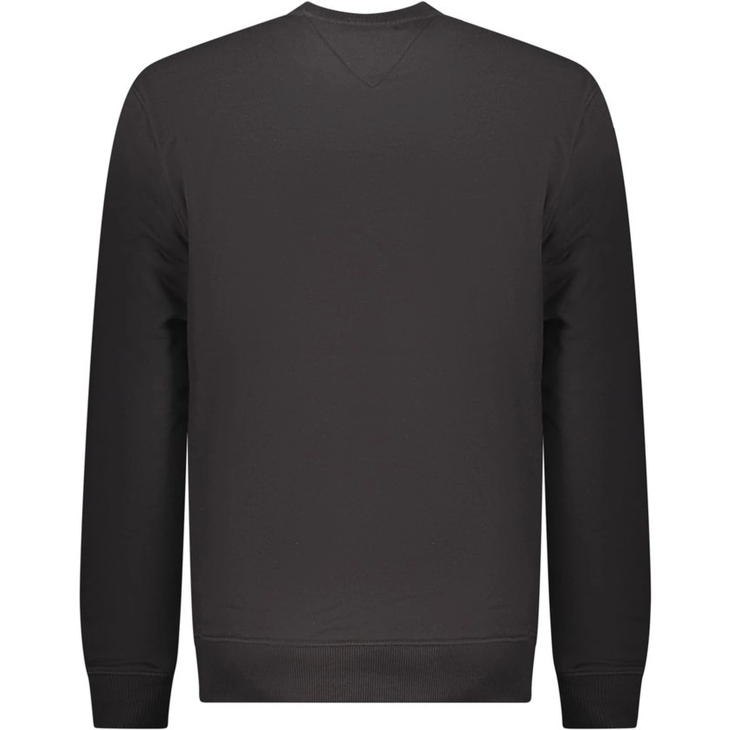 Black Cotton Men Sweatshirt
