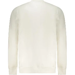 White Cotton Men's Sweatshirt