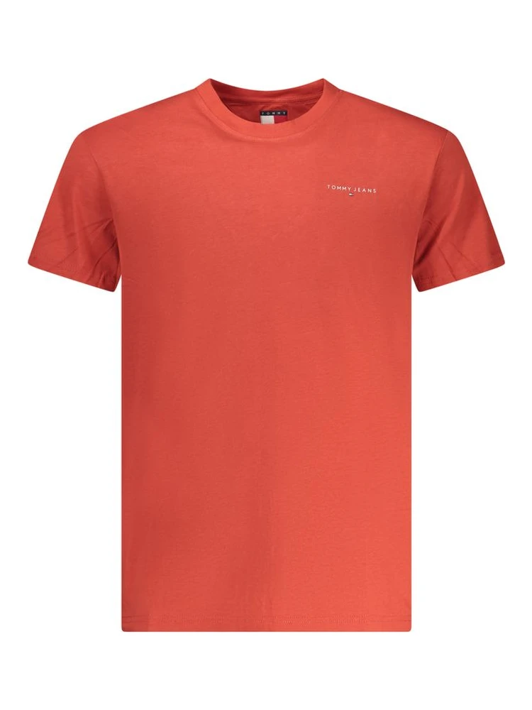 Red Cotton Men T-Shirt