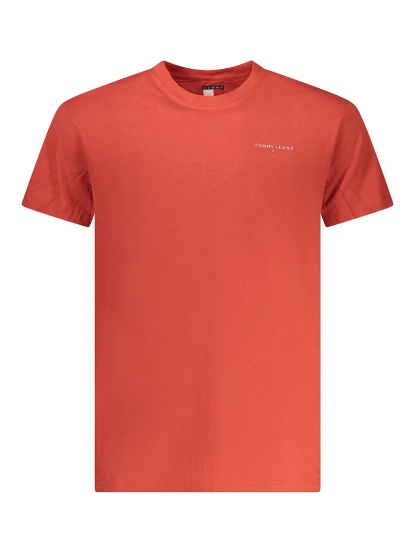 Red Cotton Men T-Shirt