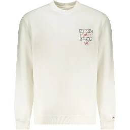 White Cotton Men's Sweatshirt