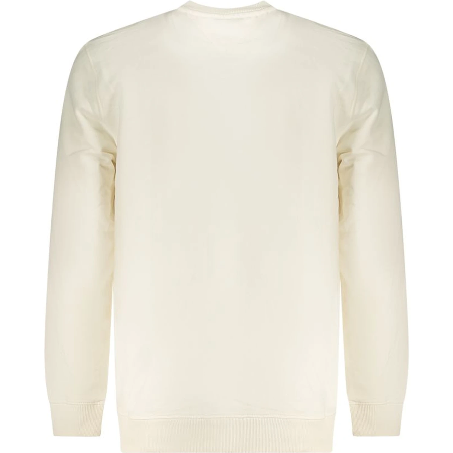 White Cotton Men Sweatshirt