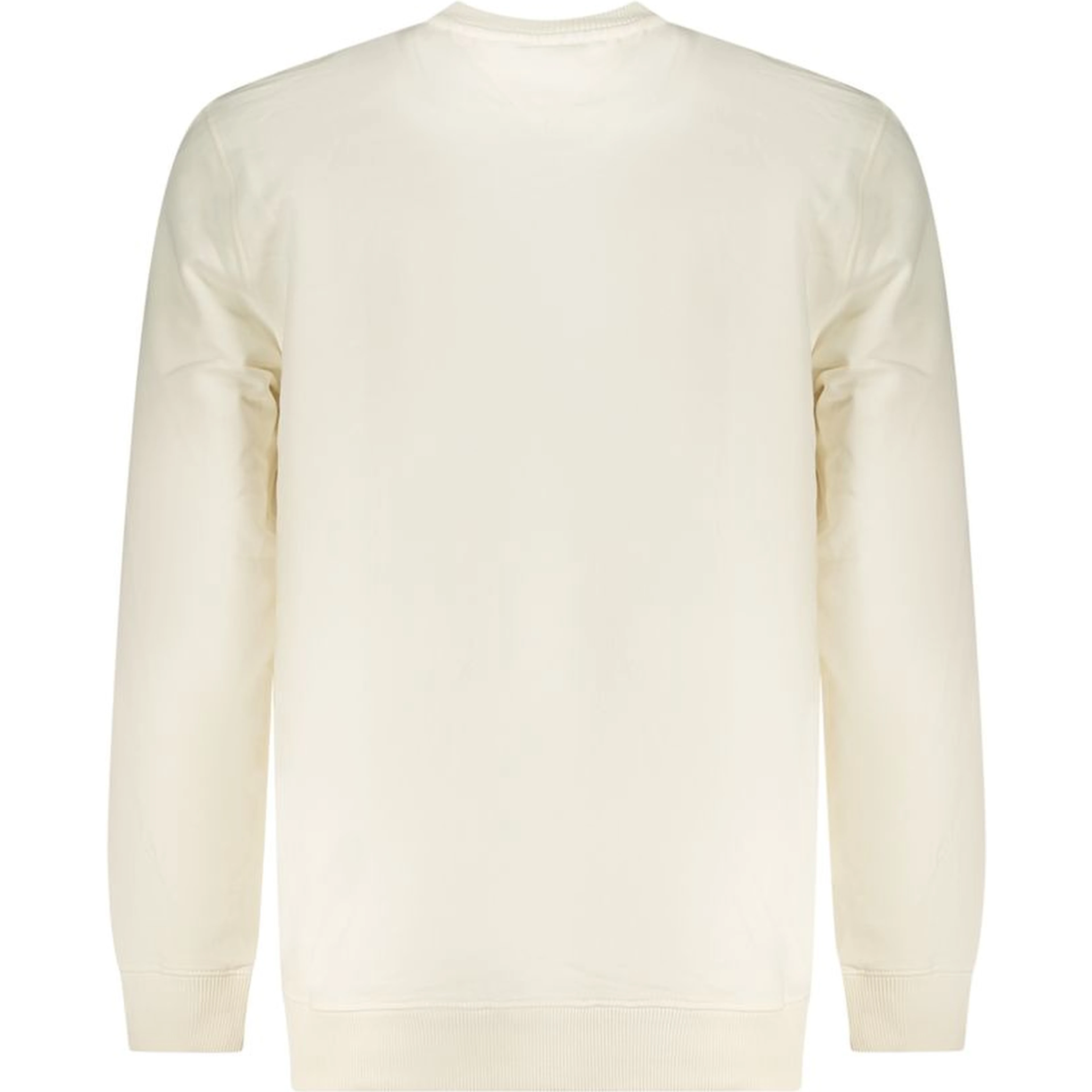 White Cotton Men Sweatshirt